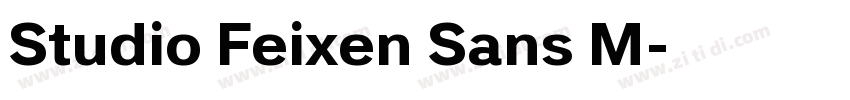 Studio Feixen Sans M字体转换